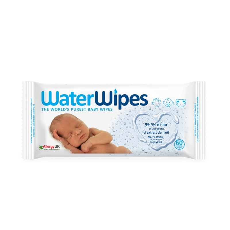 WATERWIPES - 60 LINGETTES POUR BEBE