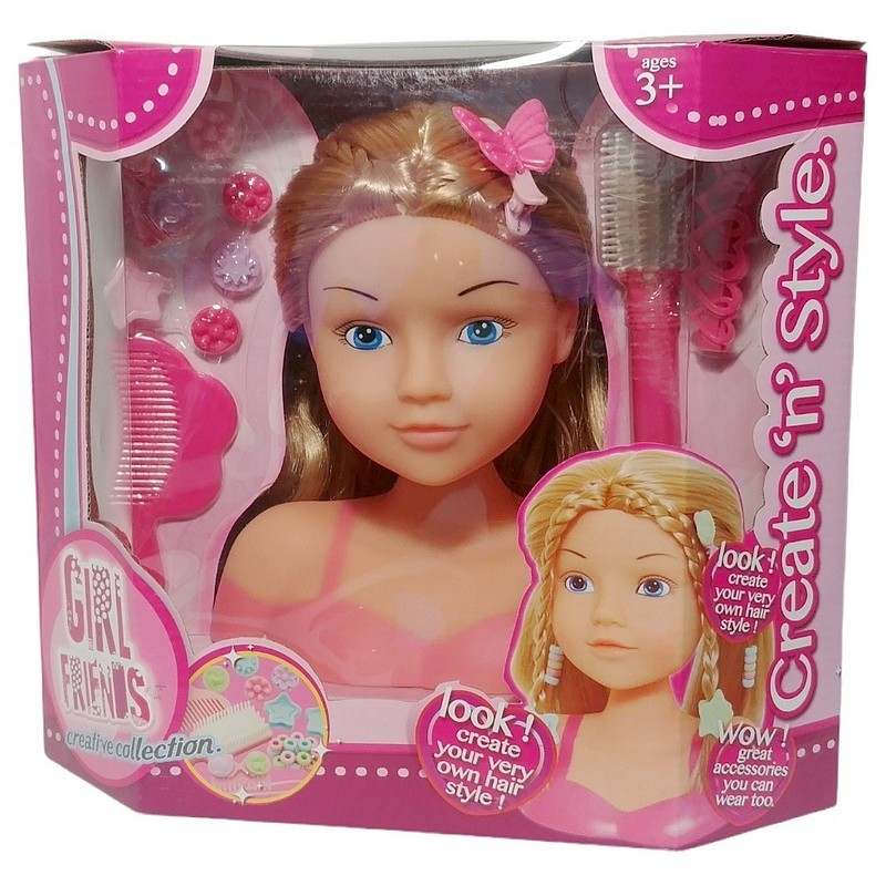 Barbie - tete a coiffer, jeux d'imitation
