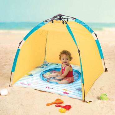 Tente de plage pour bébé - protection UV solaire