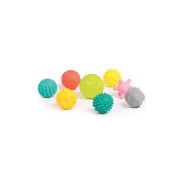 Balles sensorielles pour bébé en silicone jouets enfants multi-sens effets  sonores - Petit Toucan