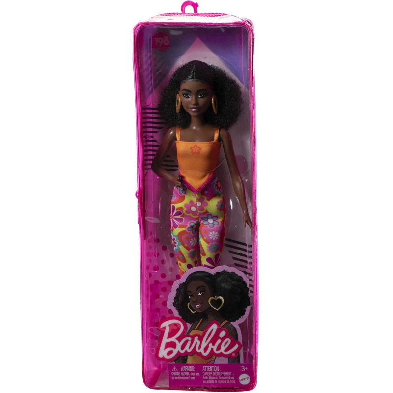 Poupée Barbie Vêtue D'une Robe Rose Avec Une Coiffure Brune