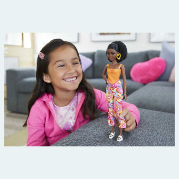 Poupée Barbie Fashionistas brune MATTEL : la poupée à Prix Carrefour