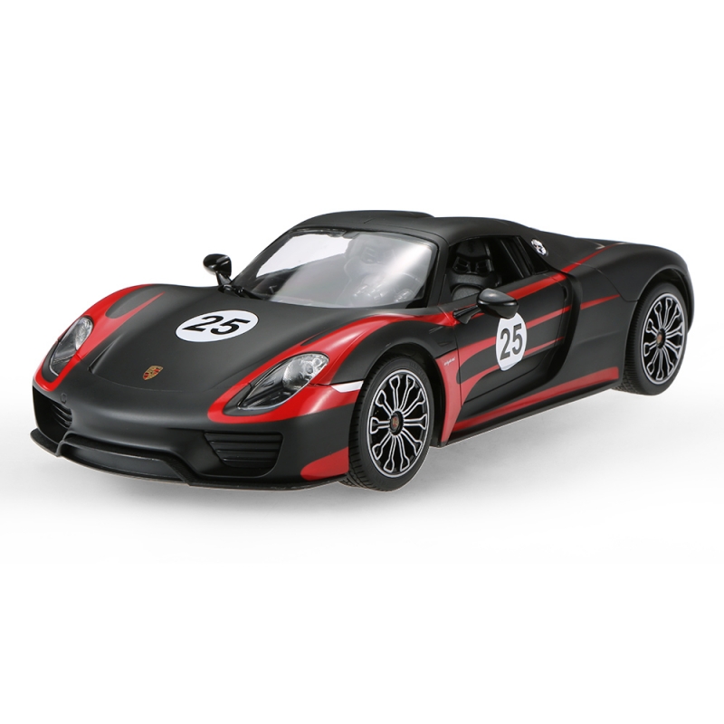 RASTAR Porsche Voiture télécommandée, échelle 1:24 Porsche 918 Spyder RC  Toy Car pour enfants - Jaune
