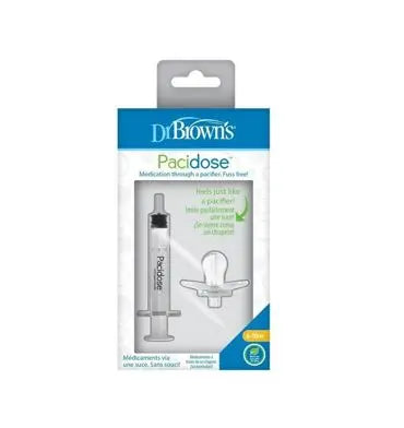 Dr. Brown’s – Pacidose, lot de 2 sucettes distributeurs de médicaments