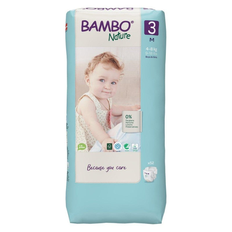 BAMBO NATURE - Couches Taille 3 (4-8kg)