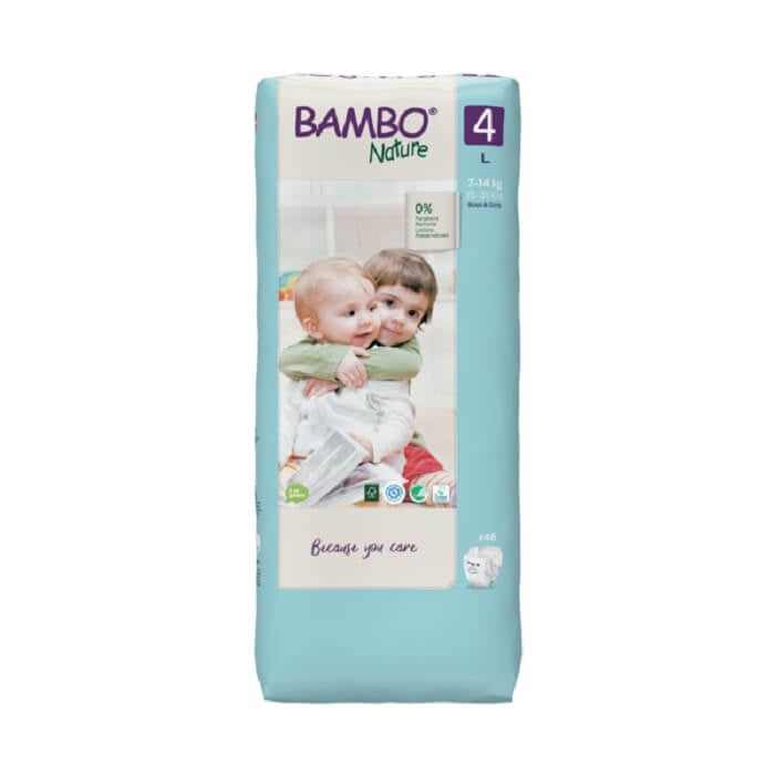 BAMBO NATURE - Couches Taille 4 (7-14kg)