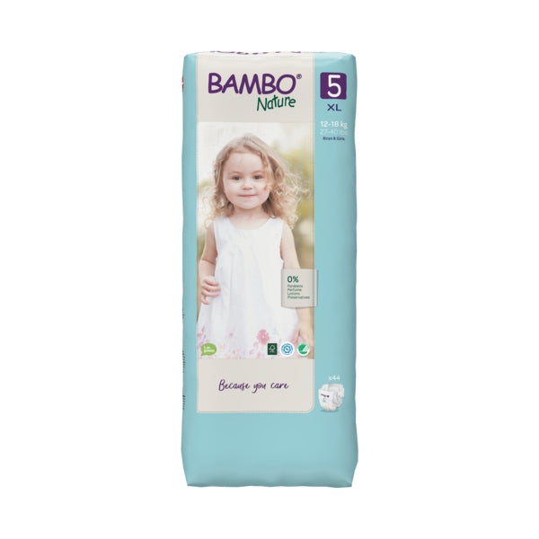 BAMBO NATURE - Couches Taille 5 (12-18kg)