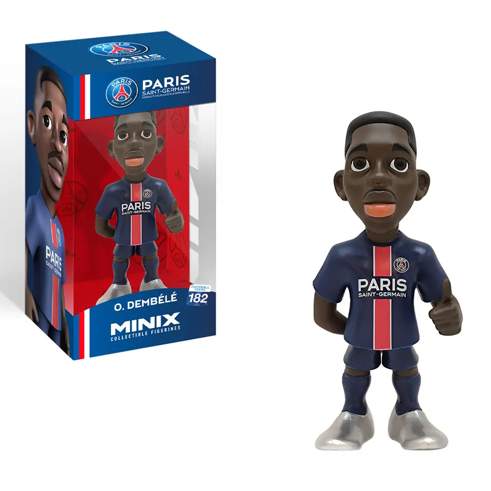 Minix – Figurine de football Ousmane Dembélé Paris Saint-Germain 12 cm