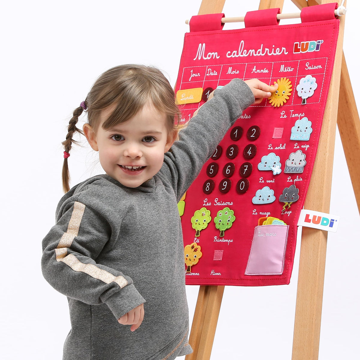 LUDI - Calendrier Basic Rose