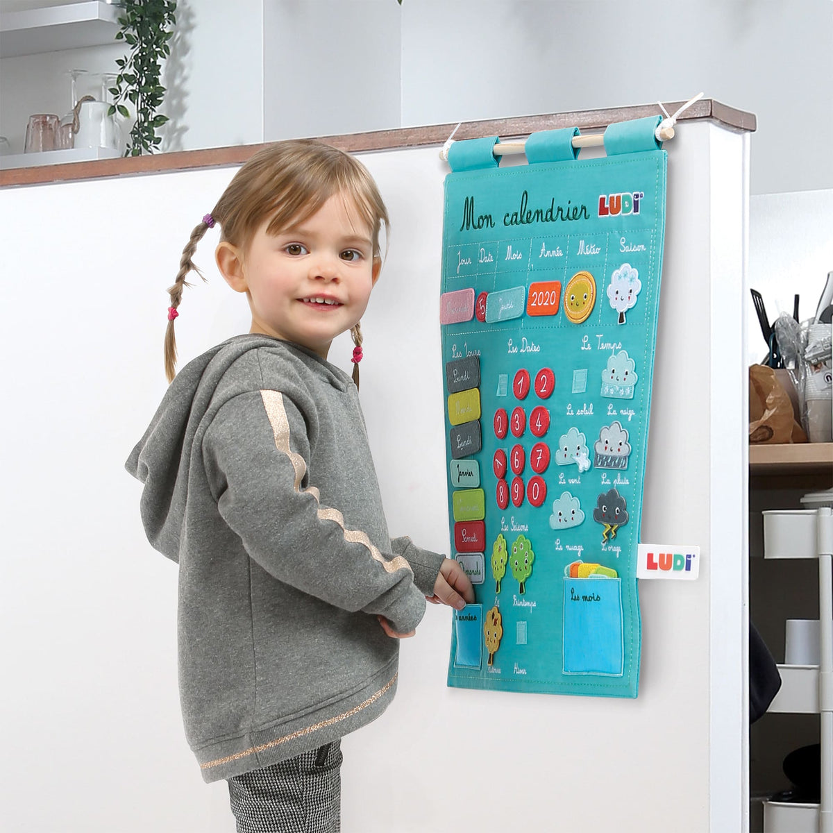 LUDI - Calendrier Basic Bleu