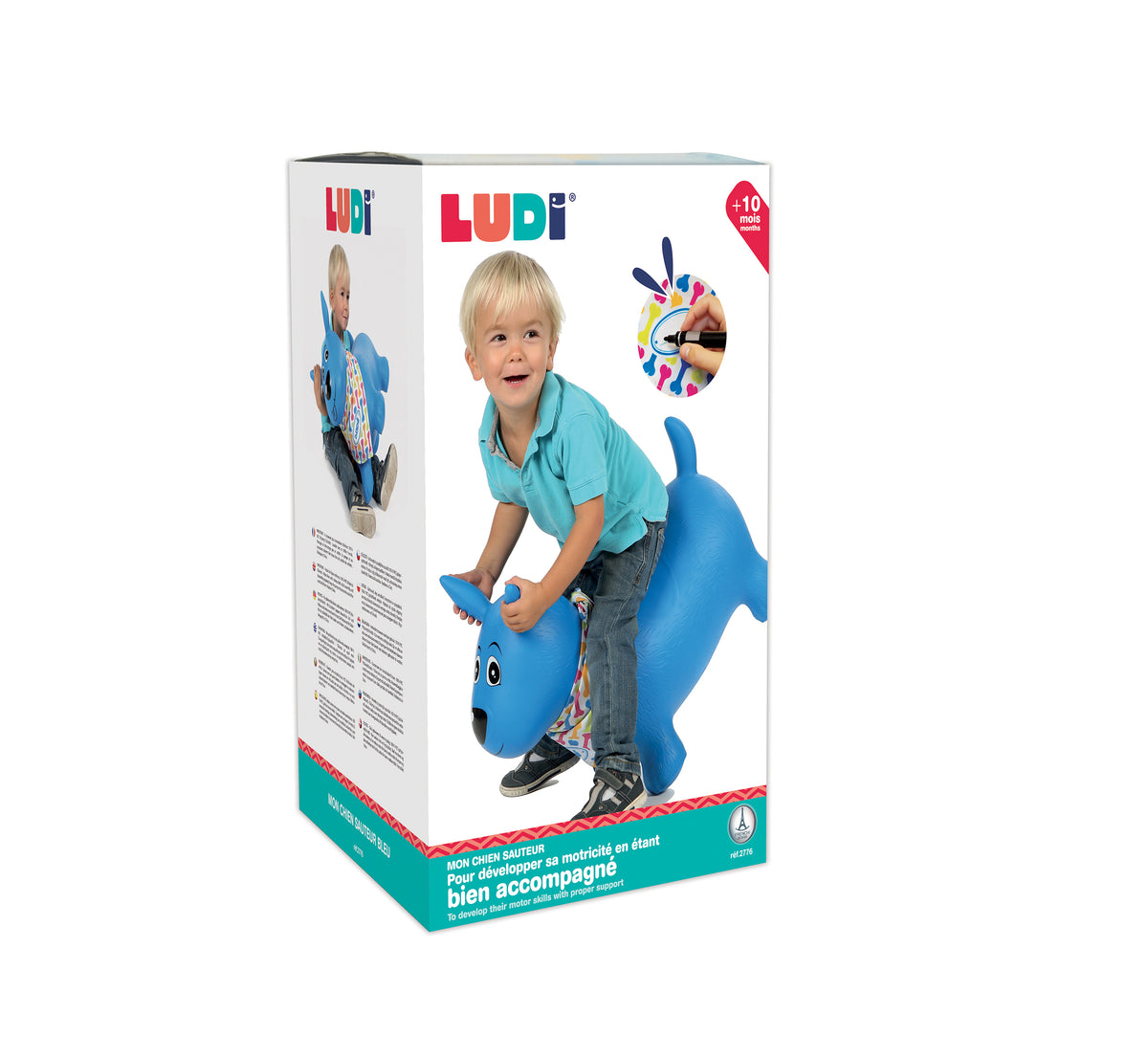 LUDI - Mon Chien Sauteur Bleu