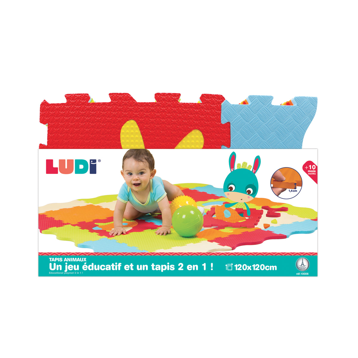 LUDI - Tapis Animaux