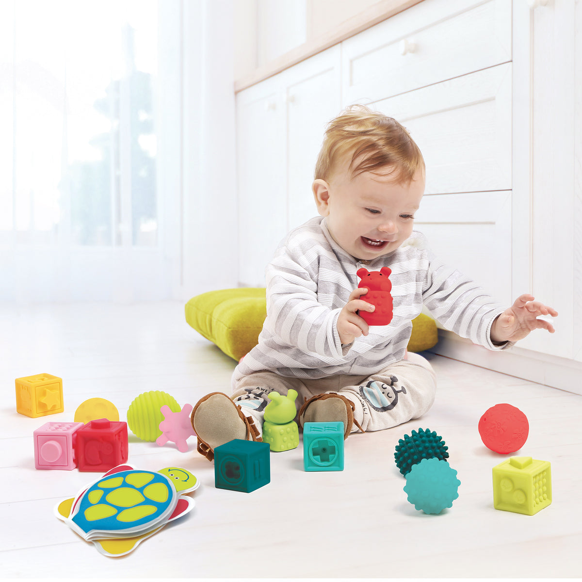 LUDI - Coffret D'éveil Livres Cubes Balles