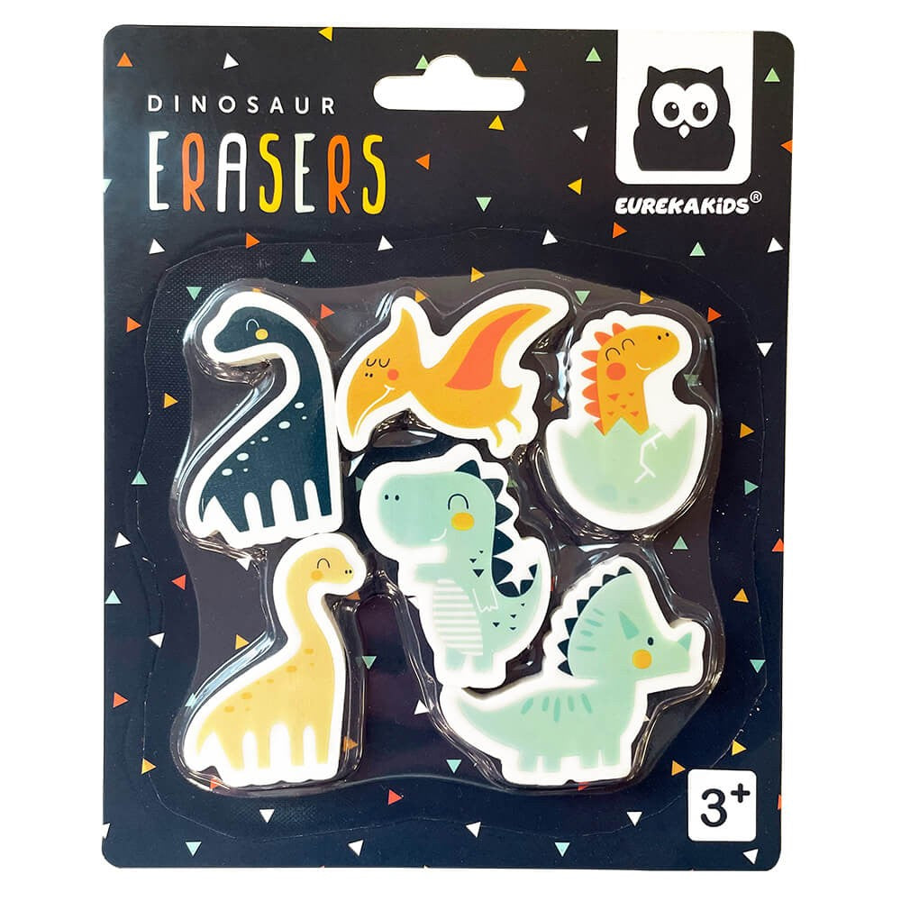 EUREKAKIDS - SET DE GOMMES - DINO