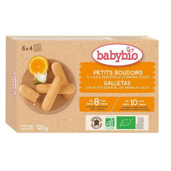 Babybio - Boudoirs A L'Huile Essentielle D'Orange Douce