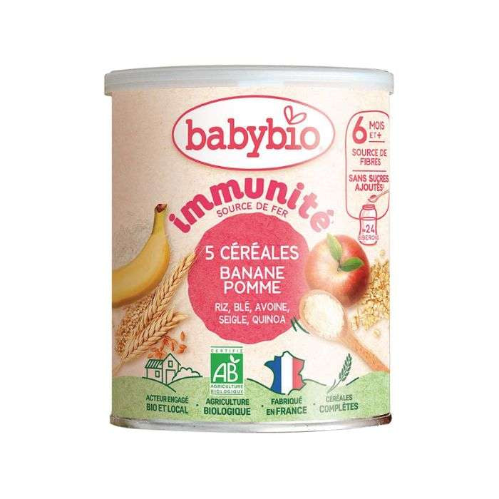 Babybio - 5 Céréales Banane Pomme