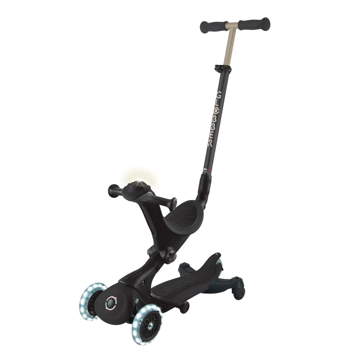 Trottinette évolutive GO-UP DELUXE LED 360° BLACK