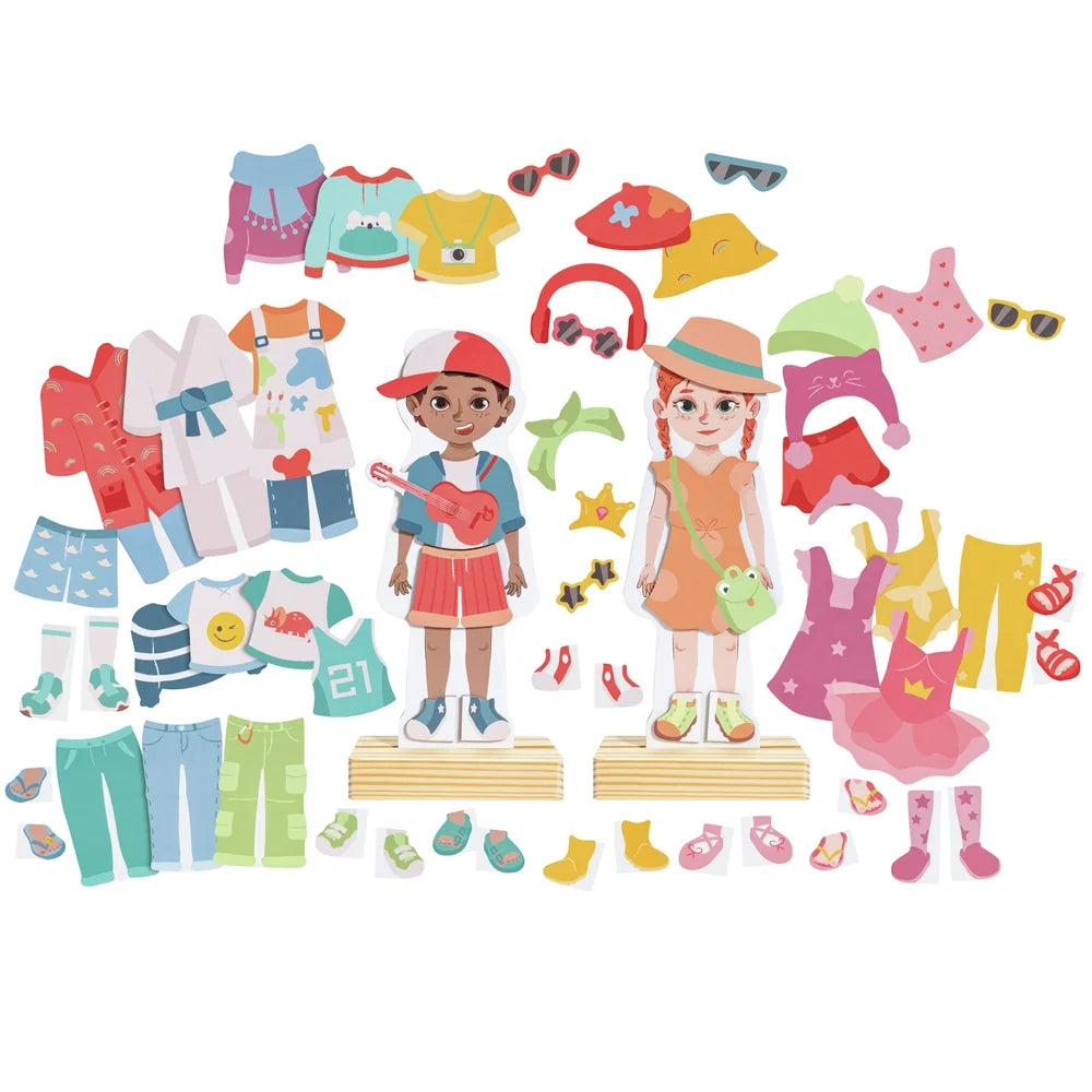 Hape - Puzzle Magnétique Habillage 3-6A