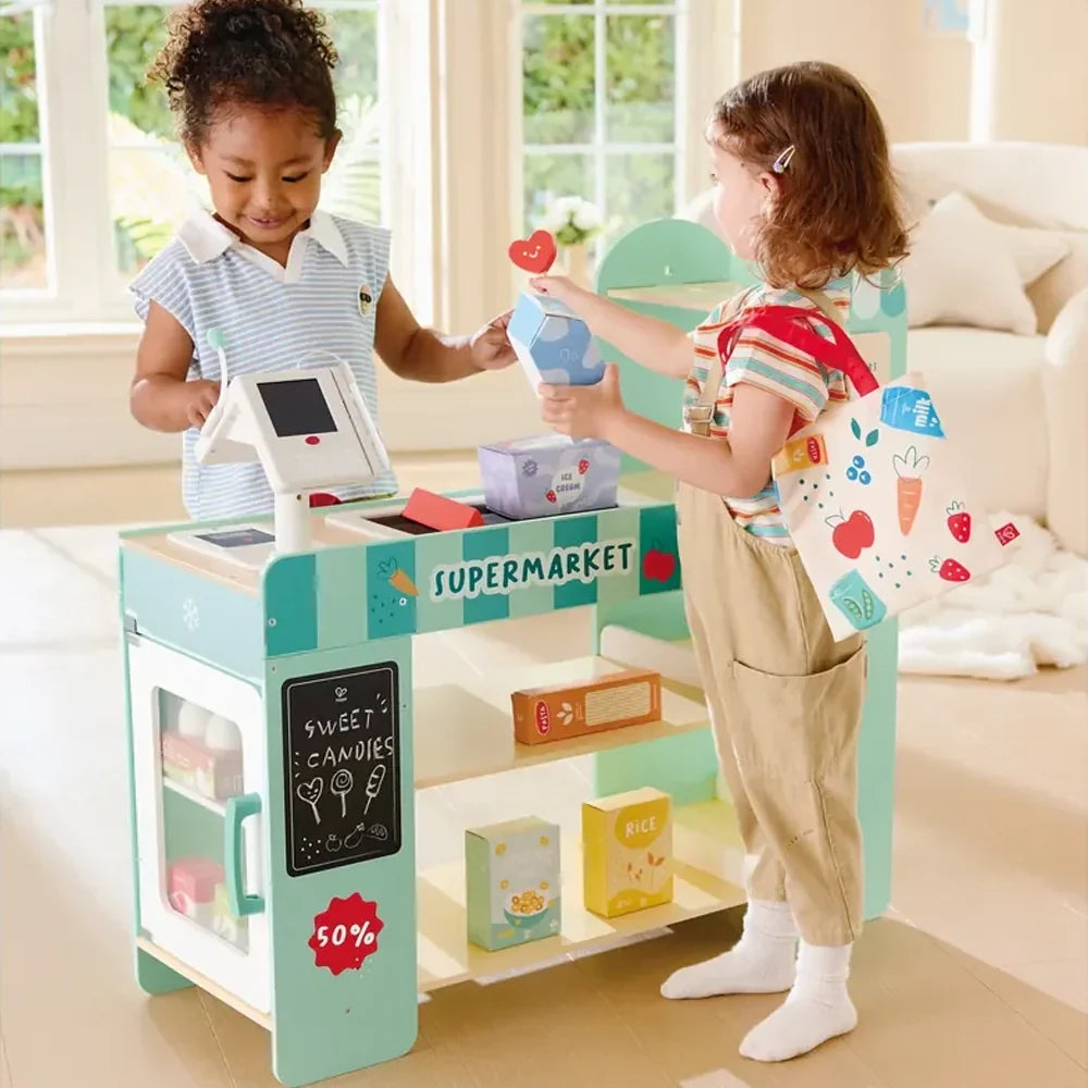 Hape - Supermarché Intelligent en Bois 3-8A
