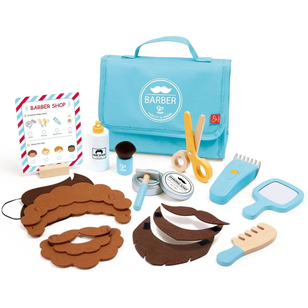Hape - Coffret Barber Shop Snip & Style 3-8A