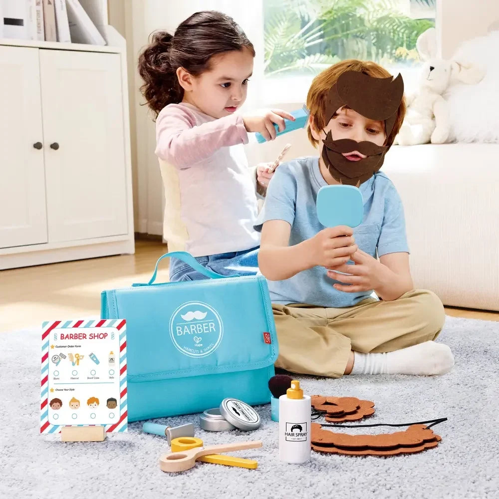 Hape - Coffret Barber Shop Snip & Style 3-8A