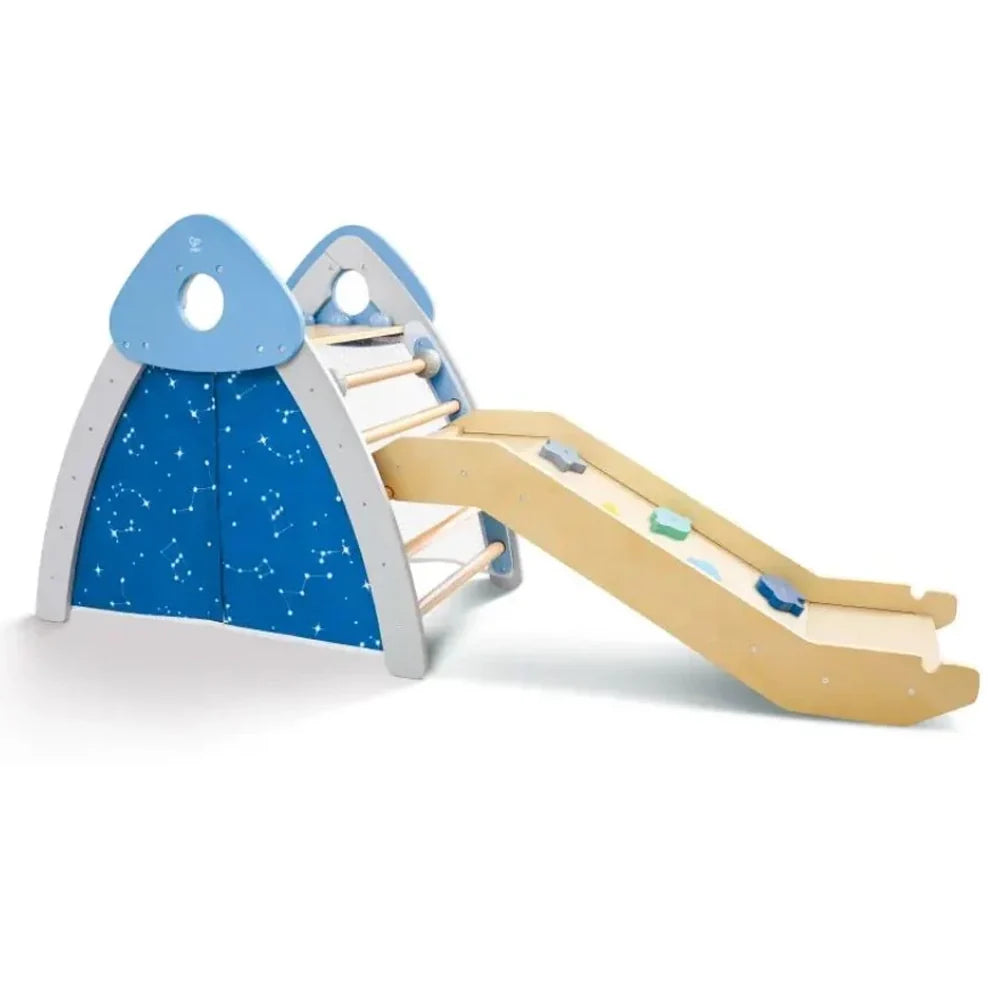 Hape - Aire de Jeu Escalade & Toboggan 4 en 1 – 2-3A