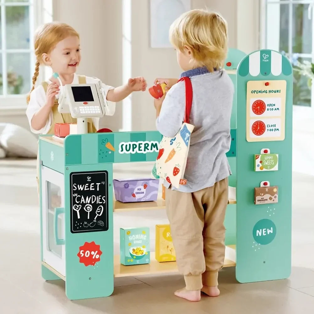 Hape - Supermarché Intelligent en Bois 3-8A