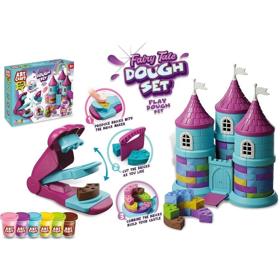 DEDE – Château en Pâte à Modeler | Coffret Créatif pour Enfants