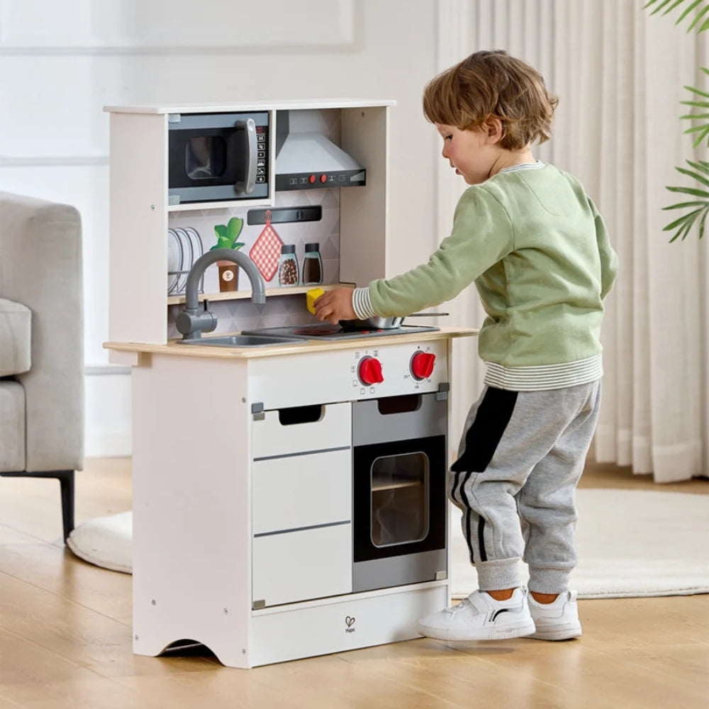 Hape - Grande Cuisine Super Serve en Bois 3-10A