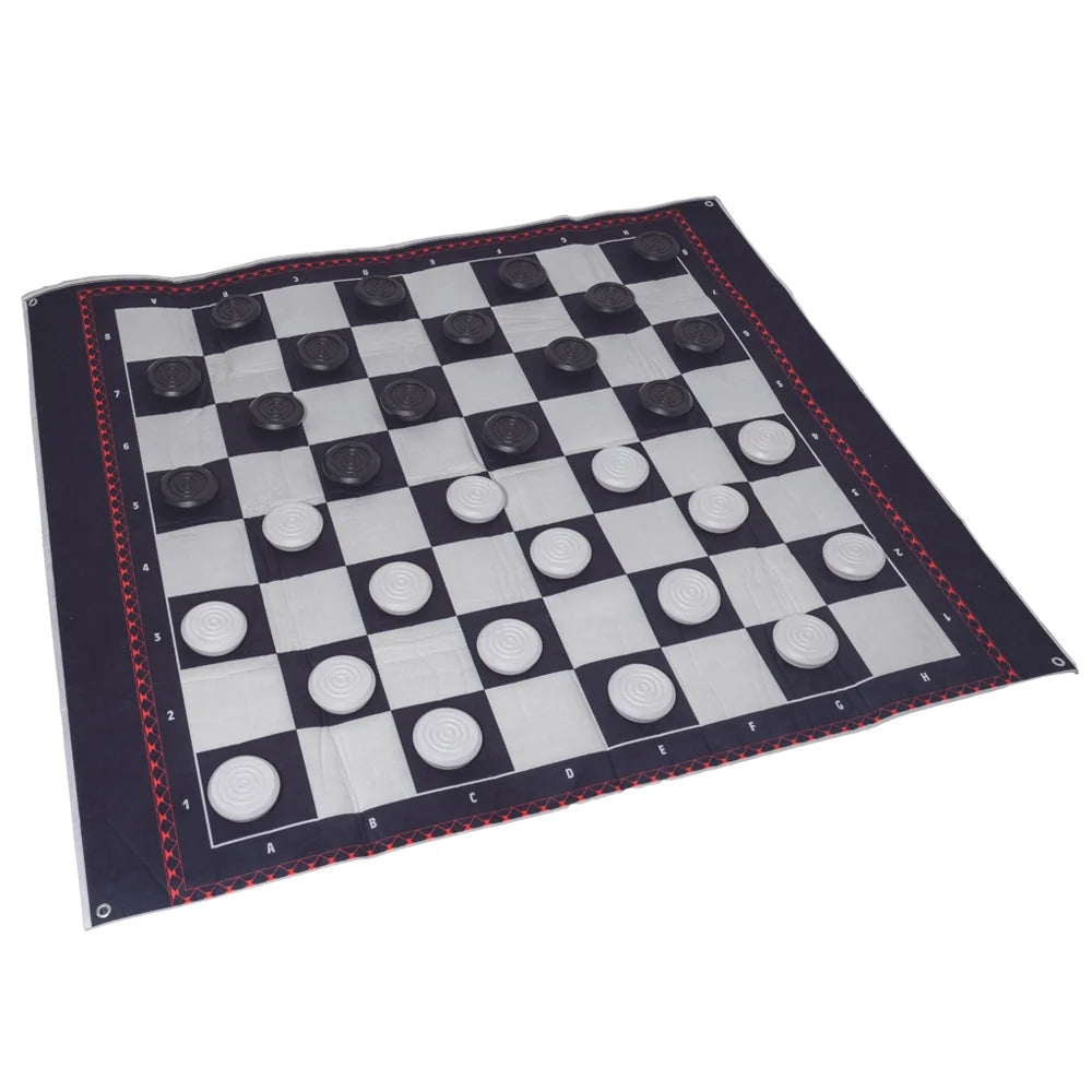 LIBO - Jeux Échecs, Dames & Backgammon Géant 3A+