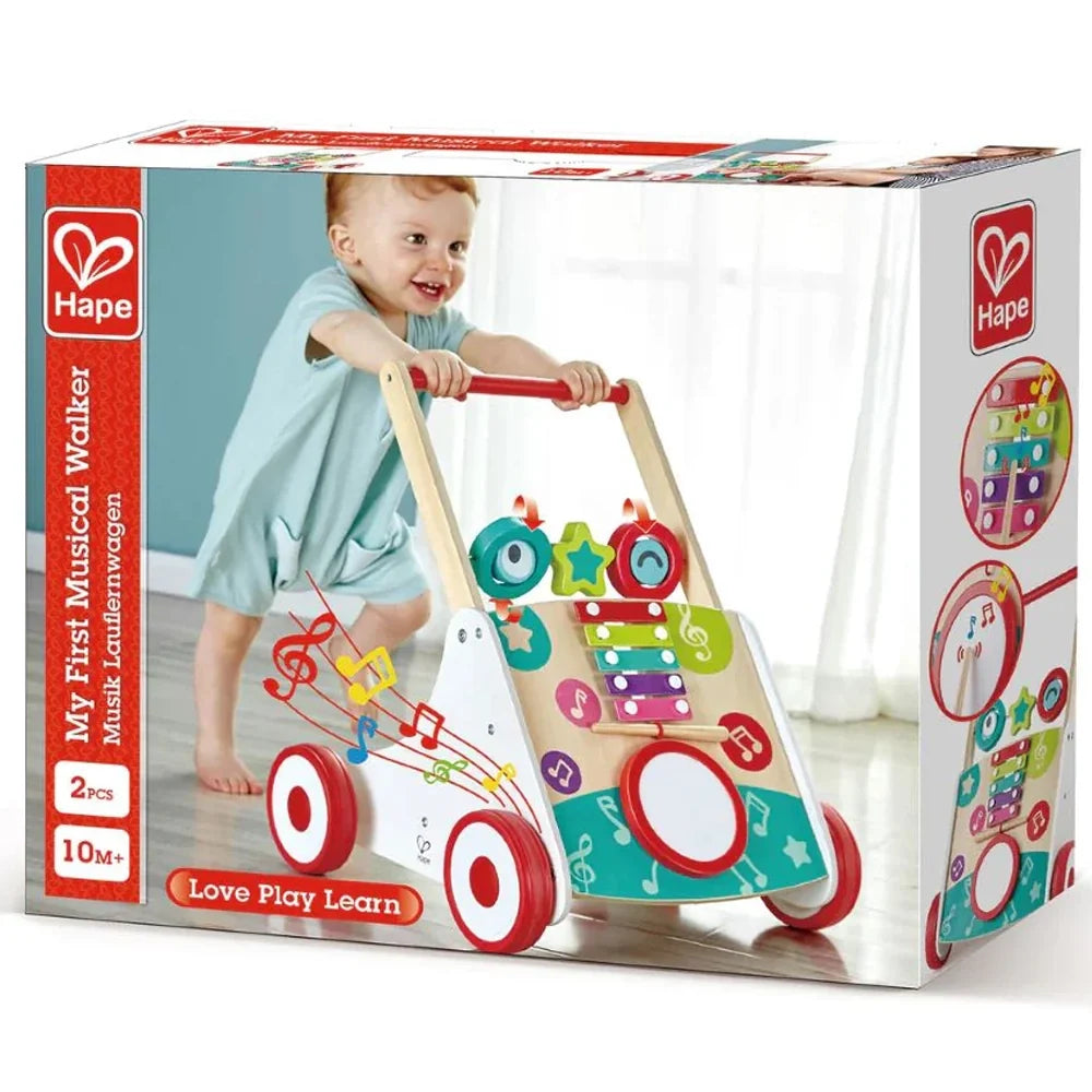Hape - Chariot Pousseur Musical Éducatif 10M+