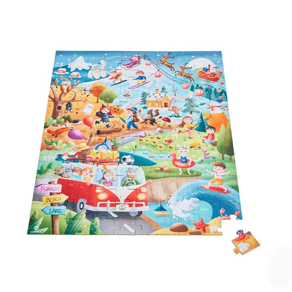 EUREKAKIDS – Puzzle Holiday Trip 150 pièces