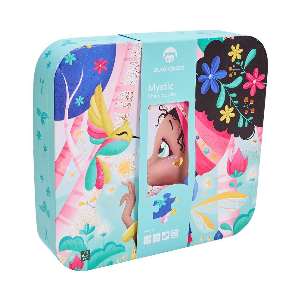 EUREKAKIDS – Puzzle 208 pièces Shiny Mystic Fairy