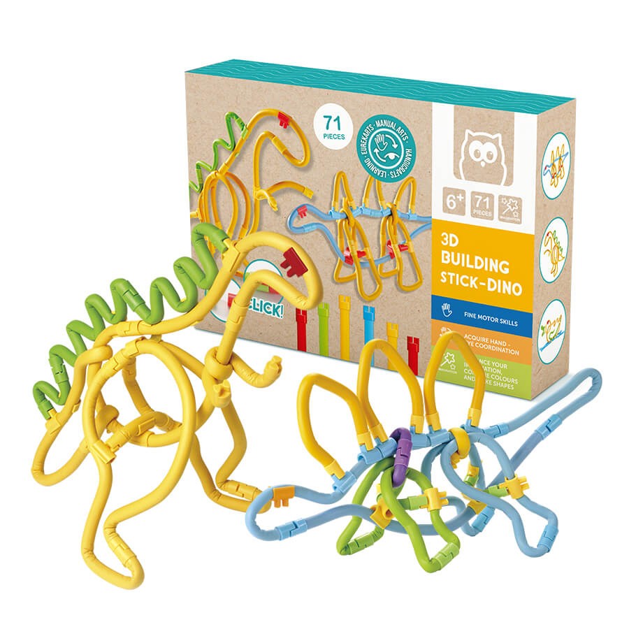 Eurekakids – Blocs de Construction Animaux 71 Pièces