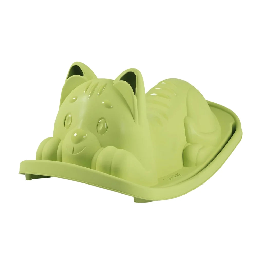 Smoby - Jouet à Bascule Chat 18M+ – Vert