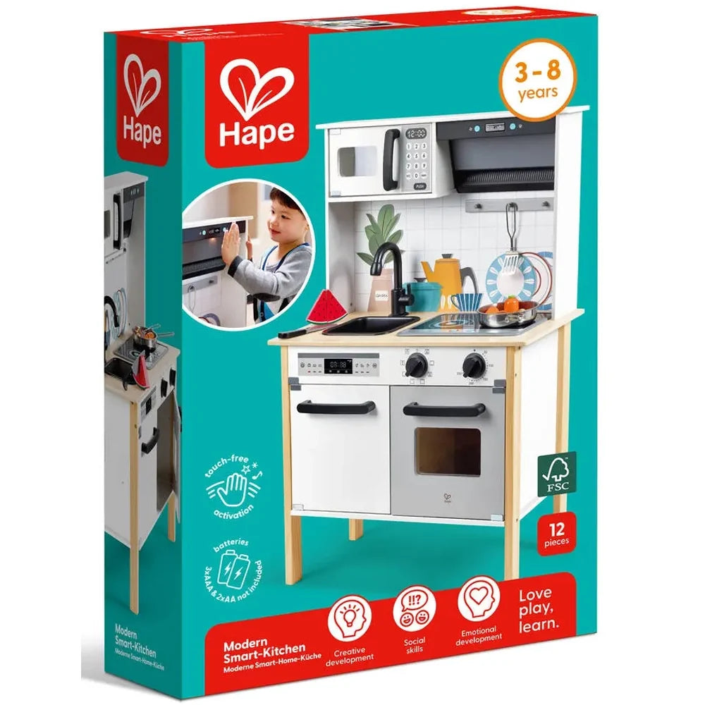 Hape - Cuisine Moderne Interactive en Bois 3-8A