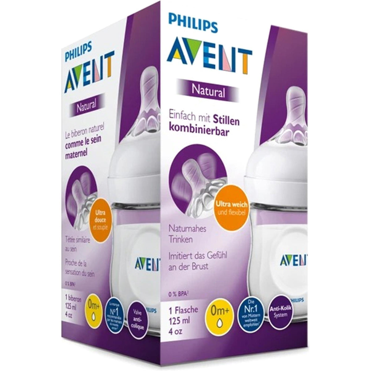 Avent – Biberon Natural 125 ml