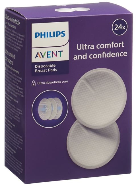 Avent – Coussinets d’Allaitement – 24 Pièces