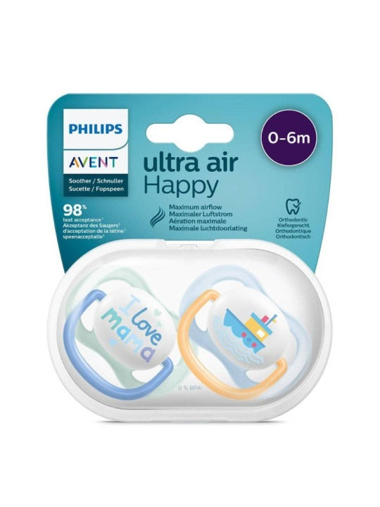 Avent – Sucette Air 0–6 Mois Garçon