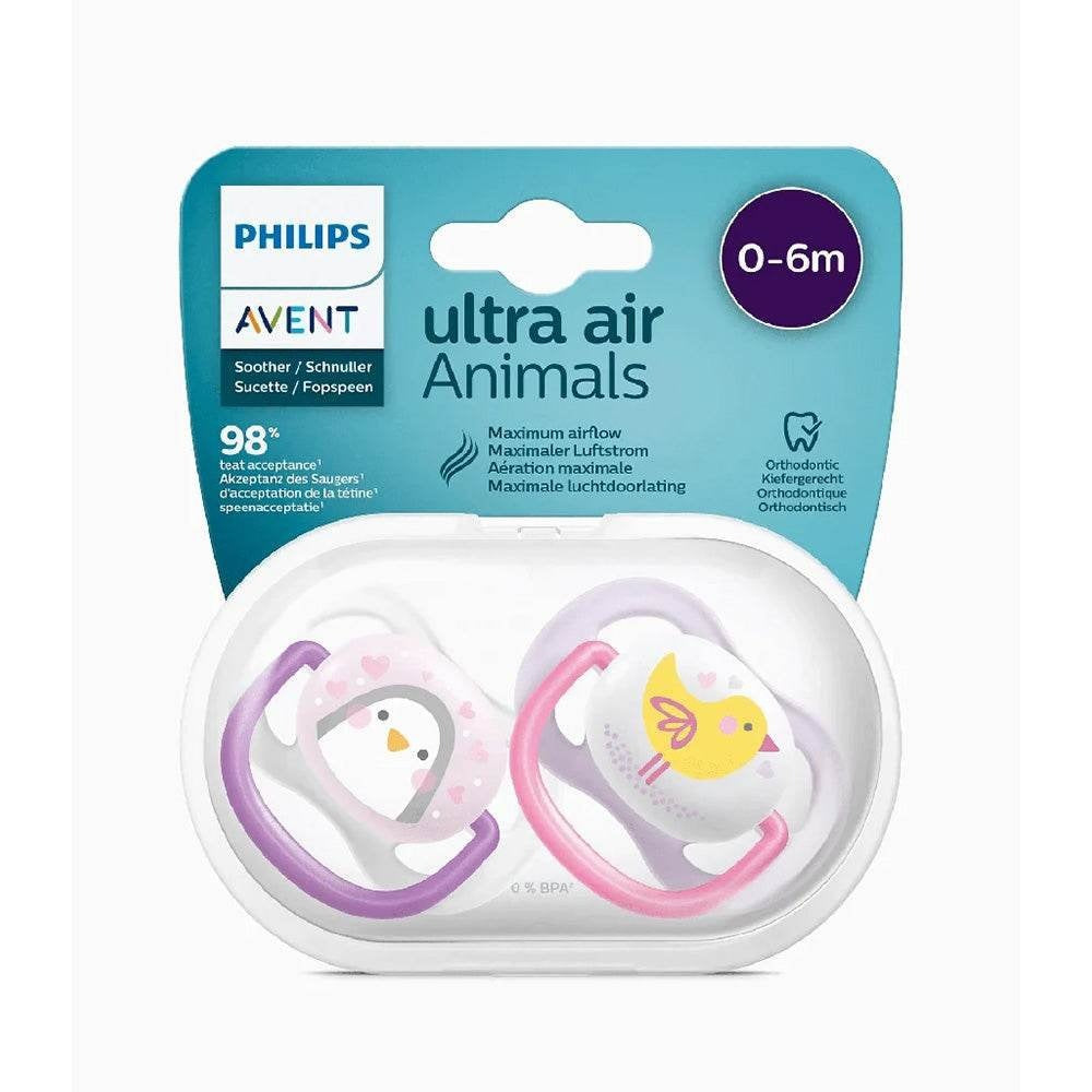 Avent – Sucette Orthodontique 0–6 Mois Fille