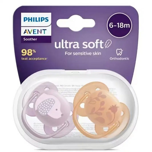 Avent – Sucette Soft 6–18 Mois Fille