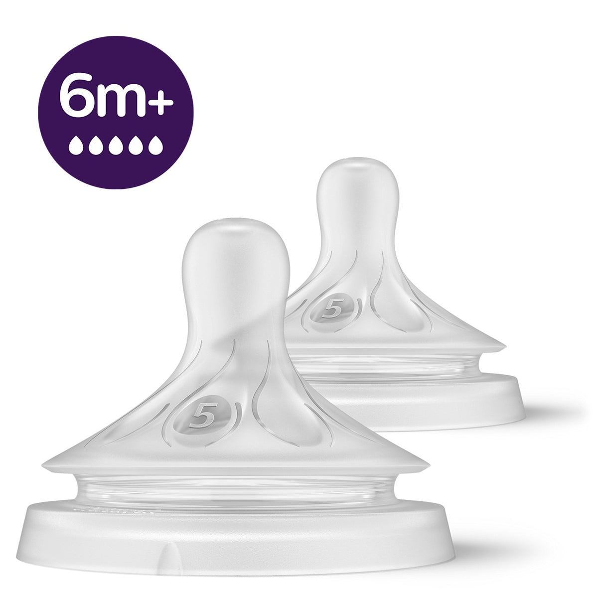 Avent – Tétine Natural 3M+ – 2 Pièces