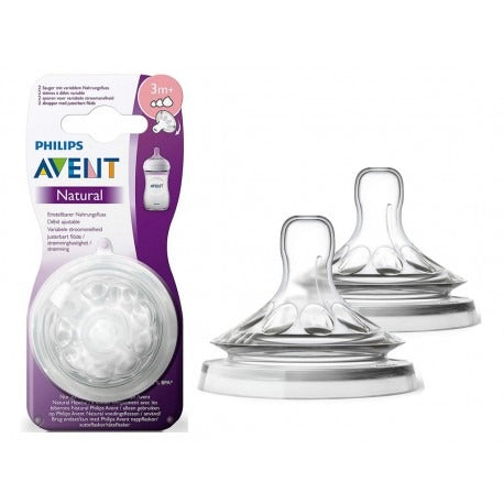 Avent – Tétine Natural 3M+ – 2 Pièces