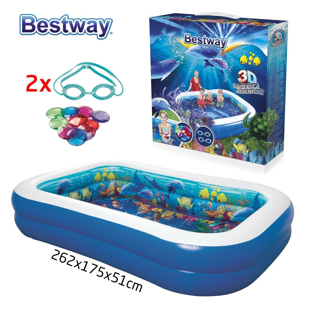 Bestway – Piscine Gonflable Aventure Sous-Marine