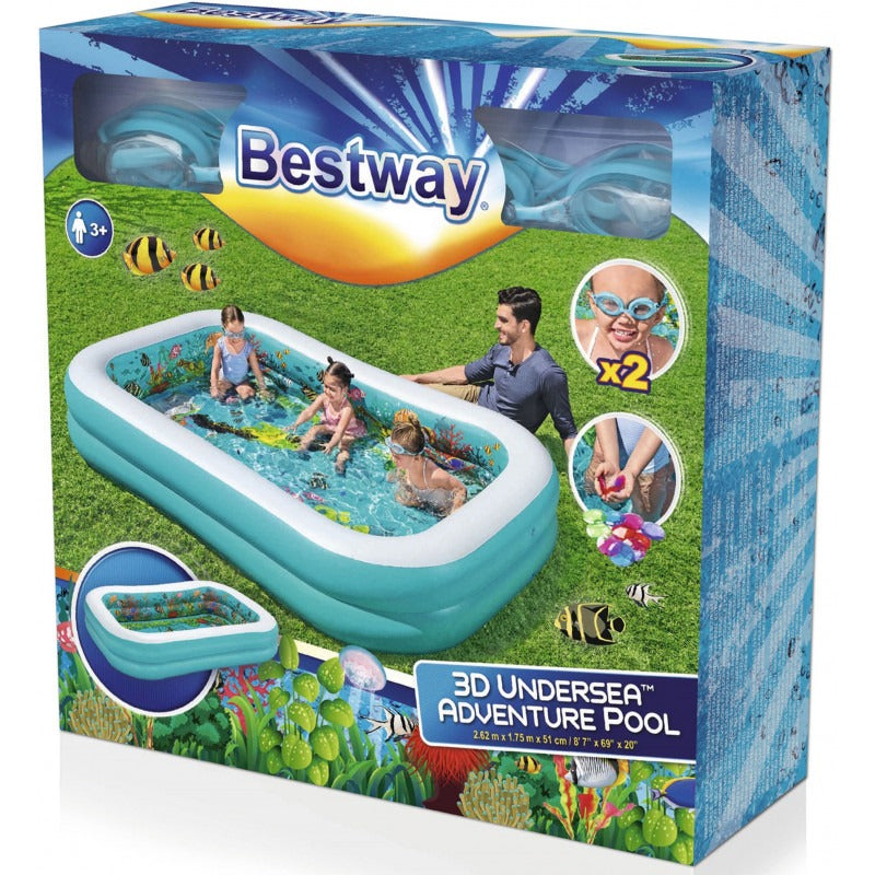 Bestway – Piscine Gonflable Aventure Sous-Marine