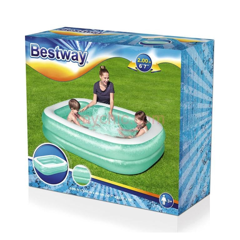 Bestway – Piscine Gonflable Rectangulaire 262 × 175 × 51 cm