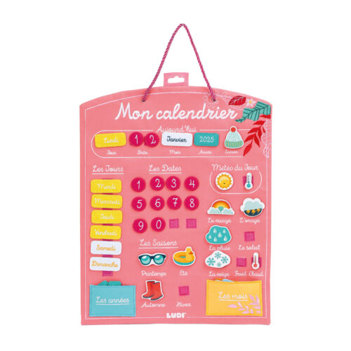 LUDI - Calendrier éducatif rose