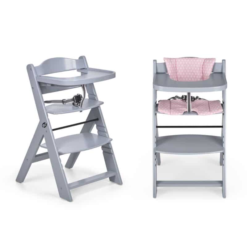 MS - Chaise haute rose
