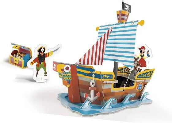 Clementoni – Assemble et Joue : Le Galion