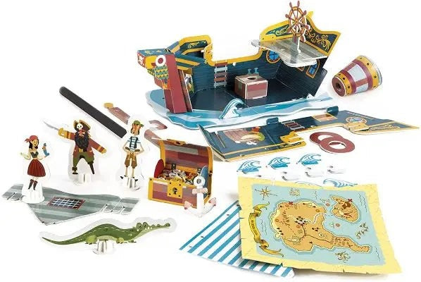 Clementoni – Assemble et Joue : Le Galion